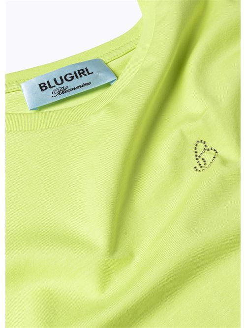 T-shirt con logo BLUGIRL BLUMARINE | RA6043J3841/30651